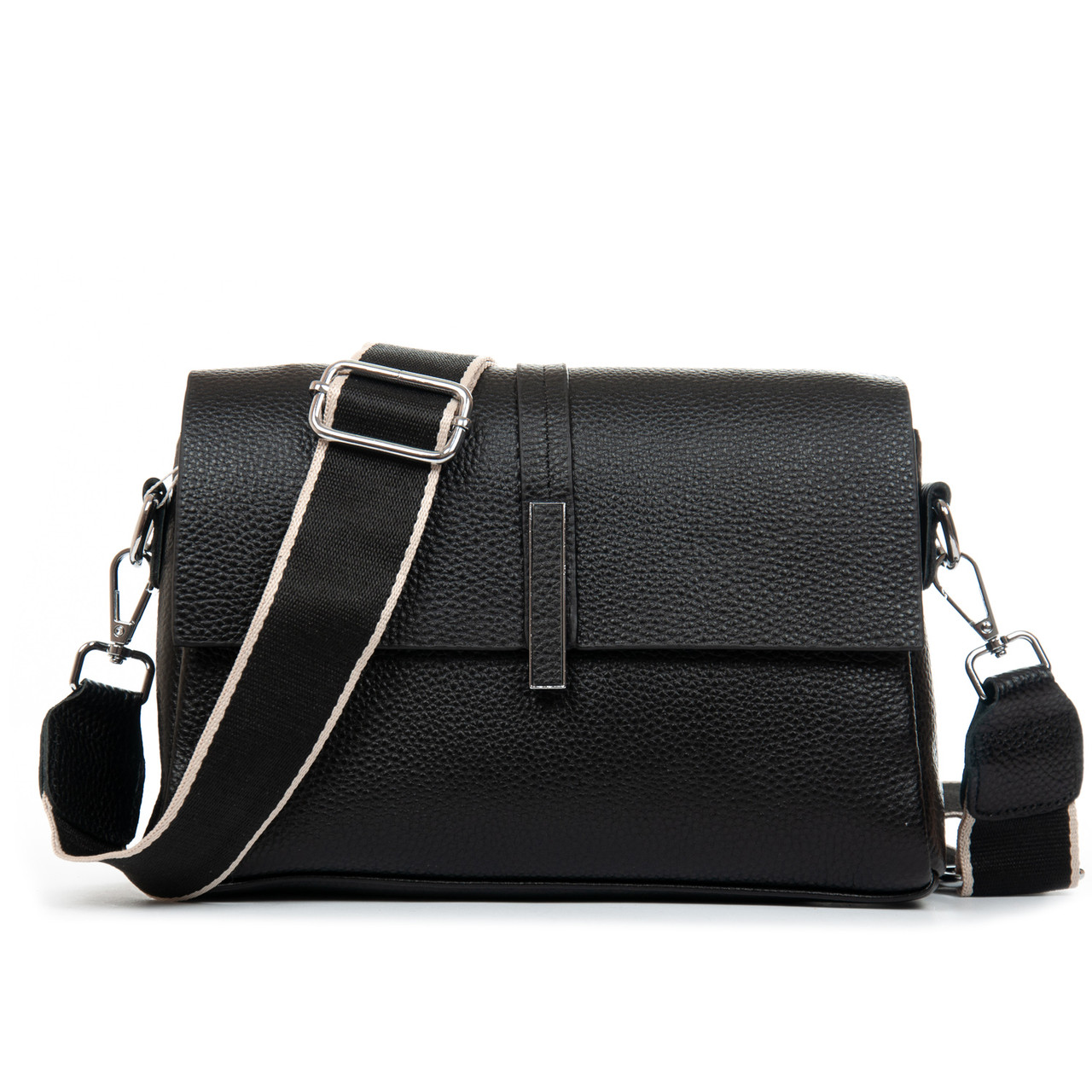 Cумка жіноча шкіряна 77001 black.Купити сумки жіночі із натуральної шкіри trandbags.com.ua