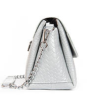 Cумка жіноча шкіряна J009-1 light-grey.Купити сумки жіночі із натуральної шкіри trandbags.com.ua, фото 6