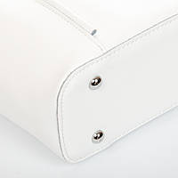 Cумка жіноча шкіряна 9712 white.Купити сумки жіночі із натуральної шкіри trandbags.com.ua, фото 5