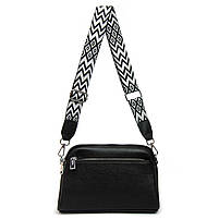 Cумка жіноча шкіряна 8960 black.Купити сумки жіночі із натуральної шкіри trandbags.com.ua, фото 4