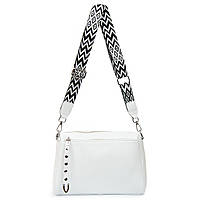 Cумка жіноча шкіряна 8958 white.Купити сумки жіночі із натуральної шкіри trandbags.com.ua, фото 4