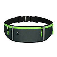 Сумка для бігу на пояс EasyRun Вологостійка 50х11.5 см Gray (47536125)