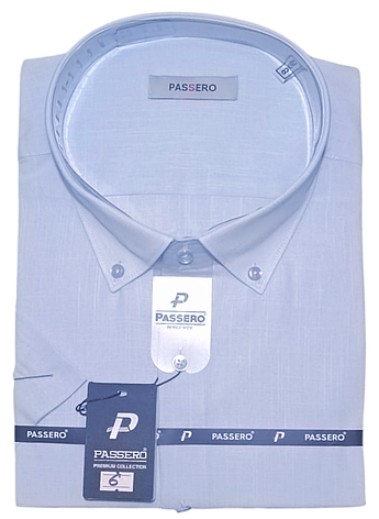 Чоловіча теніска батал велетні Passero vk-0006 класична Туреччина, сорочки чоловічі великих розмірів ошатні, фото 1