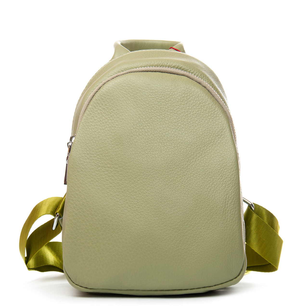 Жіночий шкіряний рюкзак 2058-9 olive.Купить женские рюкзаки оптом и в розницу из натуральной кожи в Украине, фото 1