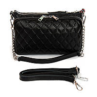 Cумка жіноча шкіряна 8912-10 black.Купити сумки жіночі із натуральної шкіри trandbags.com.ua, фото 4