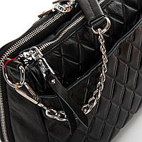 Cумка жіноча шкіряна 8912-10 black.Купити сумки жіночі із натуральної шкіри trandbags.com.ua, фото 6