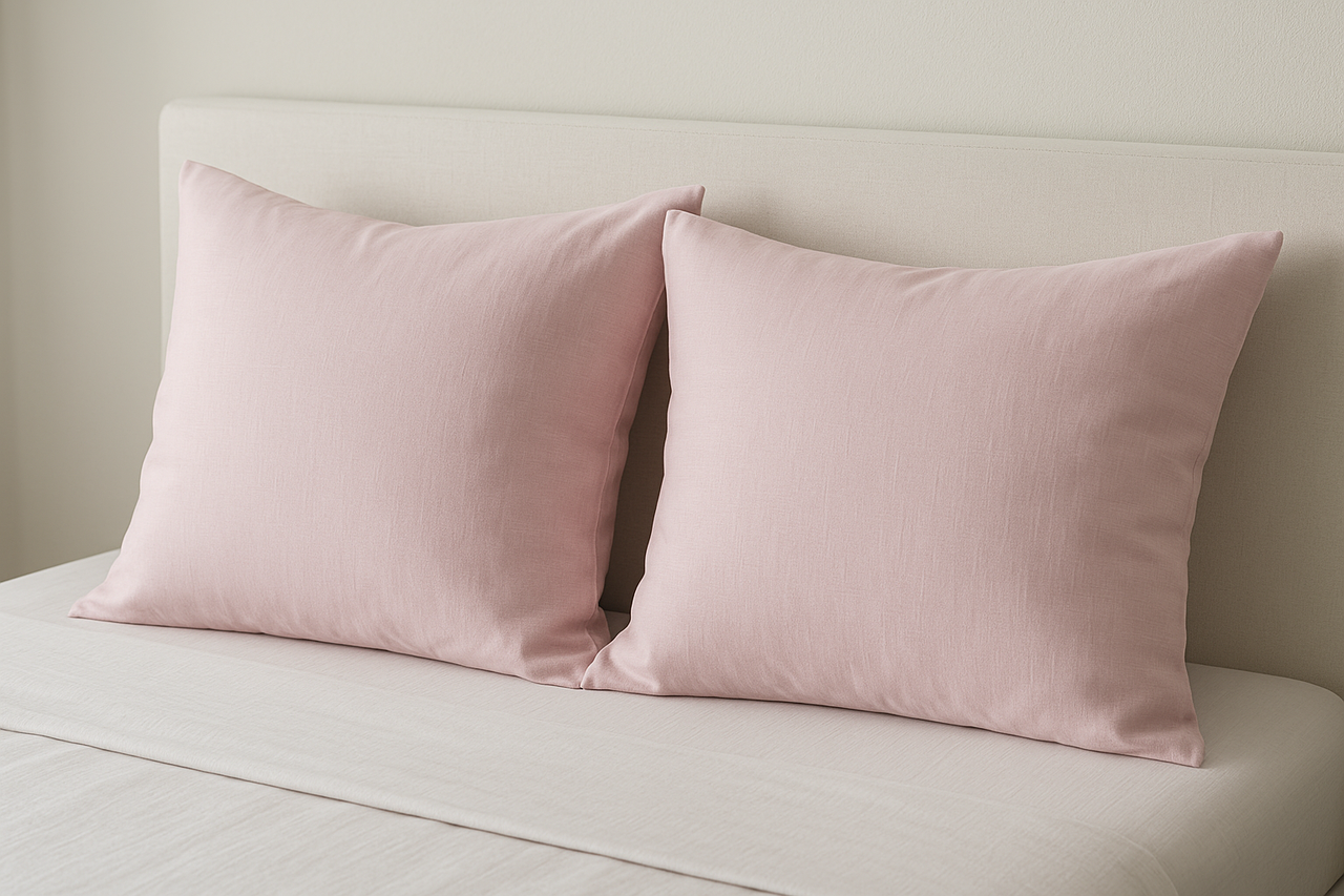 Наволочка (Бязь Голд Люкс) "Рожевий однотонний" | 50х50 Від 2х шт., фото 1