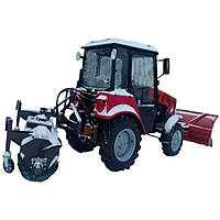 Щітка комунальна з бункером для міні-тракторів МТЗ 320, Foton, Dong, Kubota