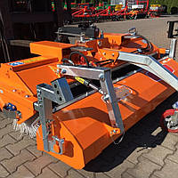 Прибирально-підмітальна машина на міні-трактор 1,5 метра з бункером