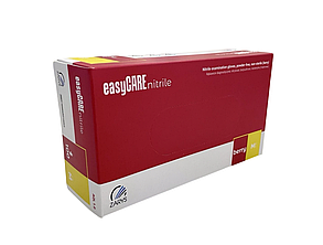 Рукавички нітрилові малиновий без пудри М easy CARE