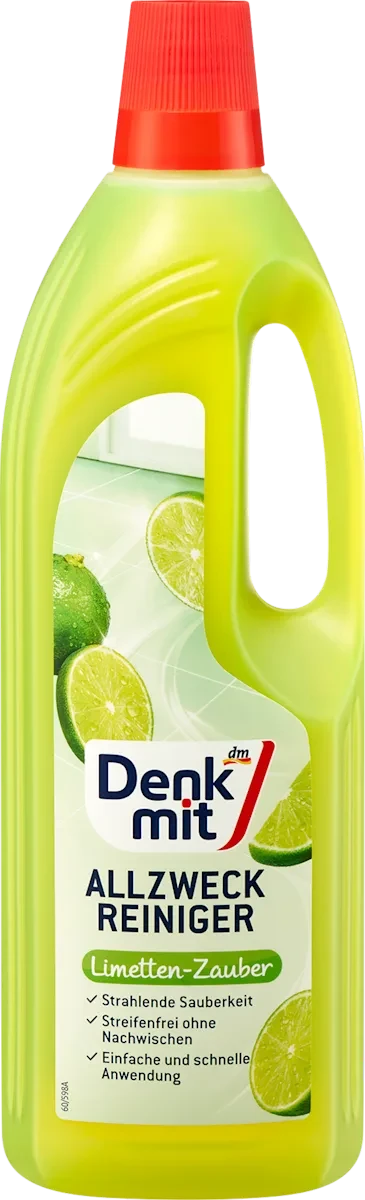 Засіб для прибирання в будинку Denkmit Allzweckreiniger Limetten-Zauber, 1 L