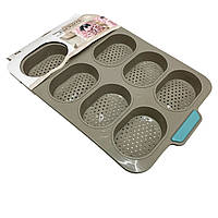 Форма для випікання булочок 35х23,5х2,5 см SNS MM-1190/1224 бежевий