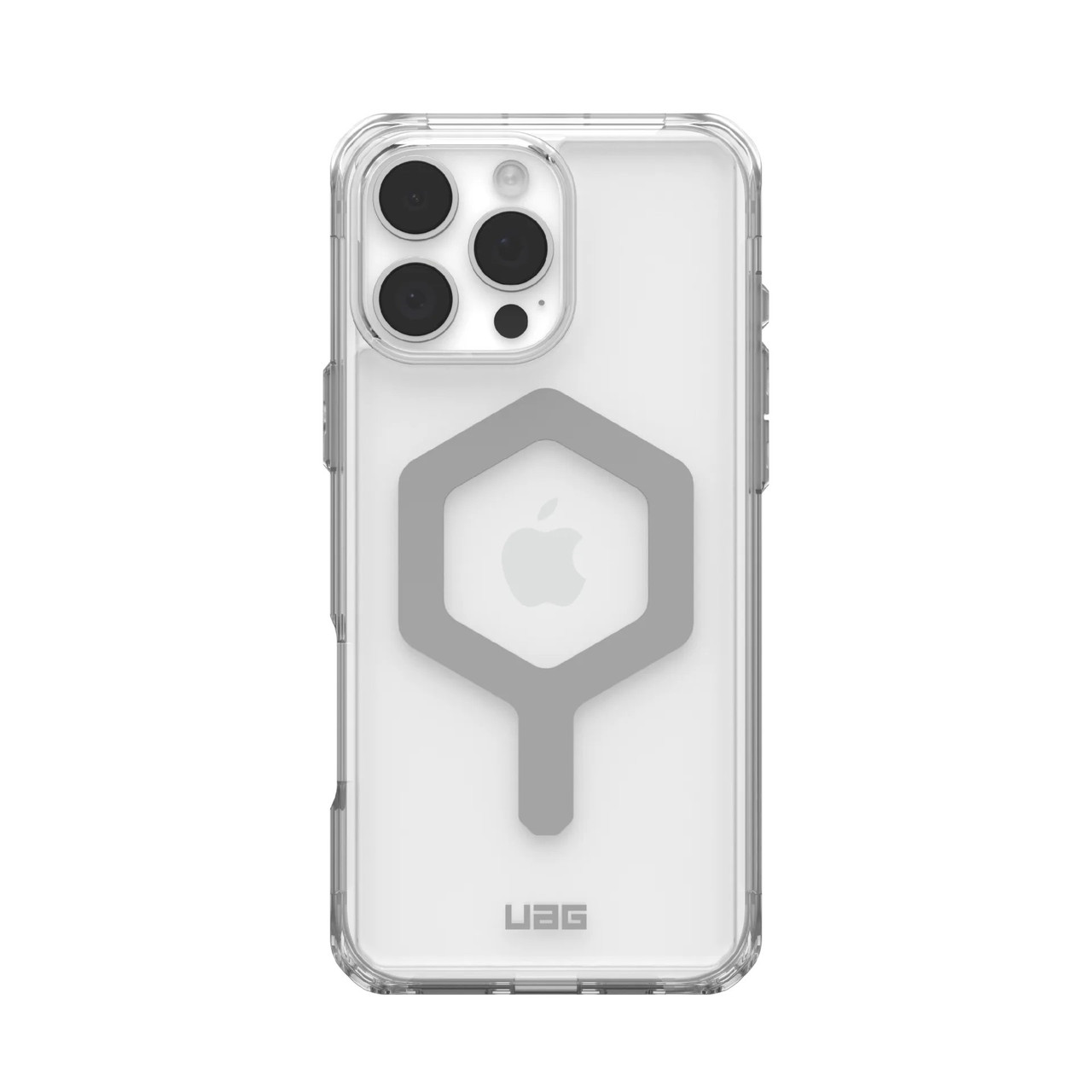 Чохол-бампер для телефону UAG Plyo Magsafe для iPhone 16 Pro Max Прозорий із сріблястим (114481114333)