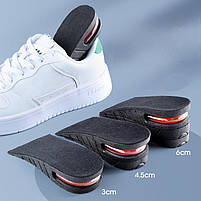 Напівстілка трансформер з повітряною подушкою довжина 14 см Напівустілки для збільшення росту на 3-6 см., фото 4