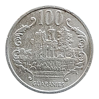 Парагвай 100 гуарані, 1990