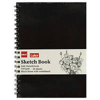 Скетчбук А5 30 листів 160 г/м² Ellott Luva Sketch Book CLBZ-003-16K бокова спіраль