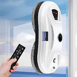 Робот для миття вікон з пультом, 4 насадки, R20-03 / Робот пилосос для вікон / Розумний мийник вікон