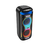 Портативна колонка HOCO HA13 Pro Ramon outdoor BT speaker with two wireless microphones Black