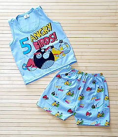 Літній костюм "ANGRY BIRDS!" для дітей 6/18 міс.; Гурт. Таїланд