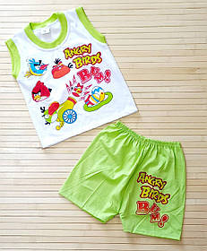 Літній костюм "ANGRY BIRDS!" для дітей 6/18 міс.; Опт. Таїланд