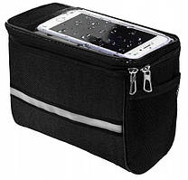 Велосумка на кермо Retoo 2,5 л Чорний (S061-1 black)