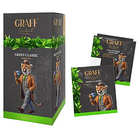 Зелений чай Graff Класичний у пакетиках 20шт 36г