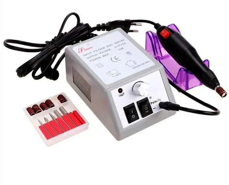 Фрезер для манікюру та педикюру Lina Mercedes DM-2000 6 насадок, фото 1