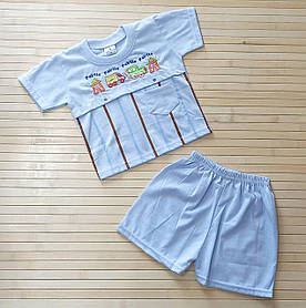 Костюм (футболка та шорти) з принтом для дітей 6/18 міс.; Гурт. Таїланд
