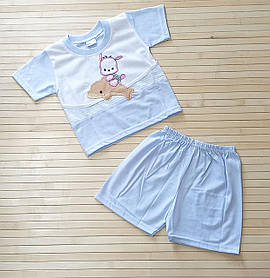 Костюм (футболка та шорти) з принтом для дітей 6/18 міс.; Гурт. Таїланд