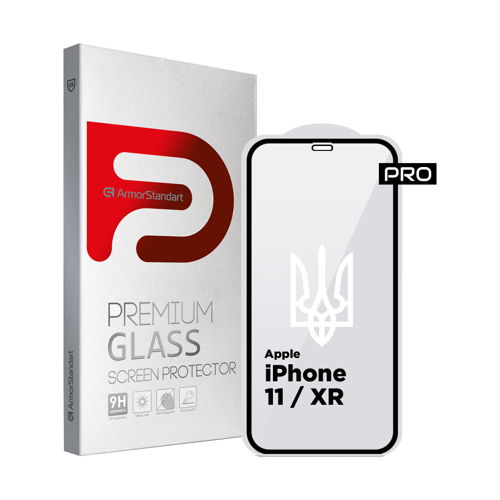 Захисне скло ArmorStandart Pro 3D LE для Apple iPhone 11 / XR Black (ARM65653)