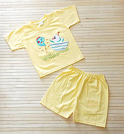 Костюм (футболка та шорти) з принтом для дітей 6/18 міс.; Гурт. Таїланд