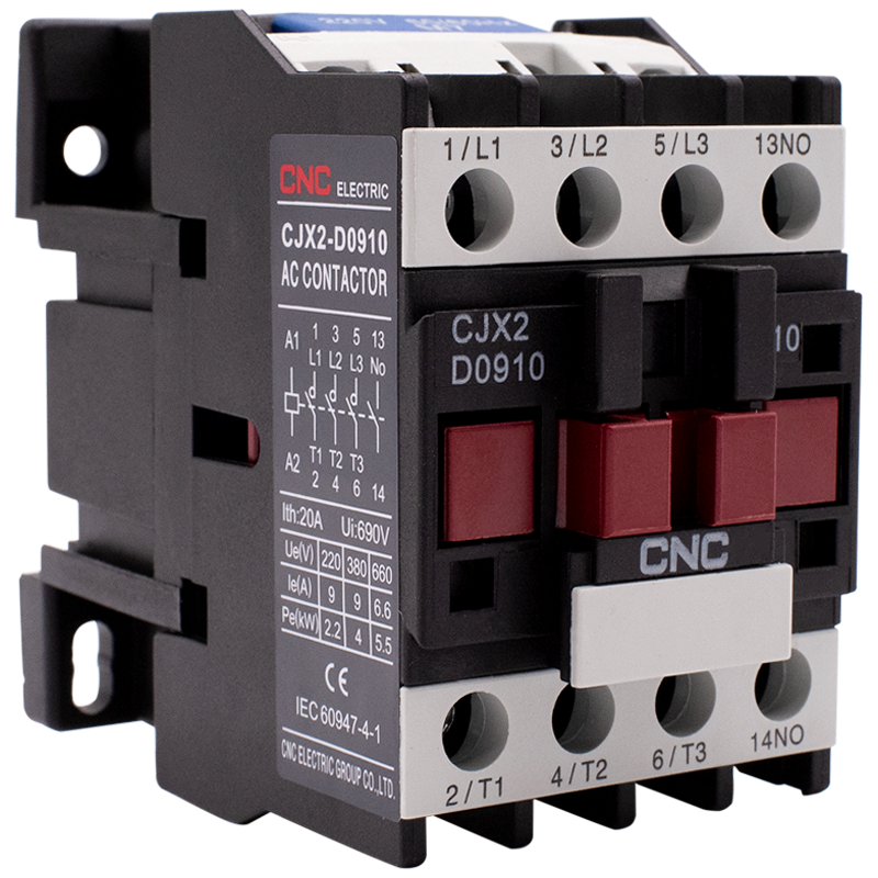 Електромагнітний контактор CNC CJX2-0910 4кВт 42В 9А (Б00031673)