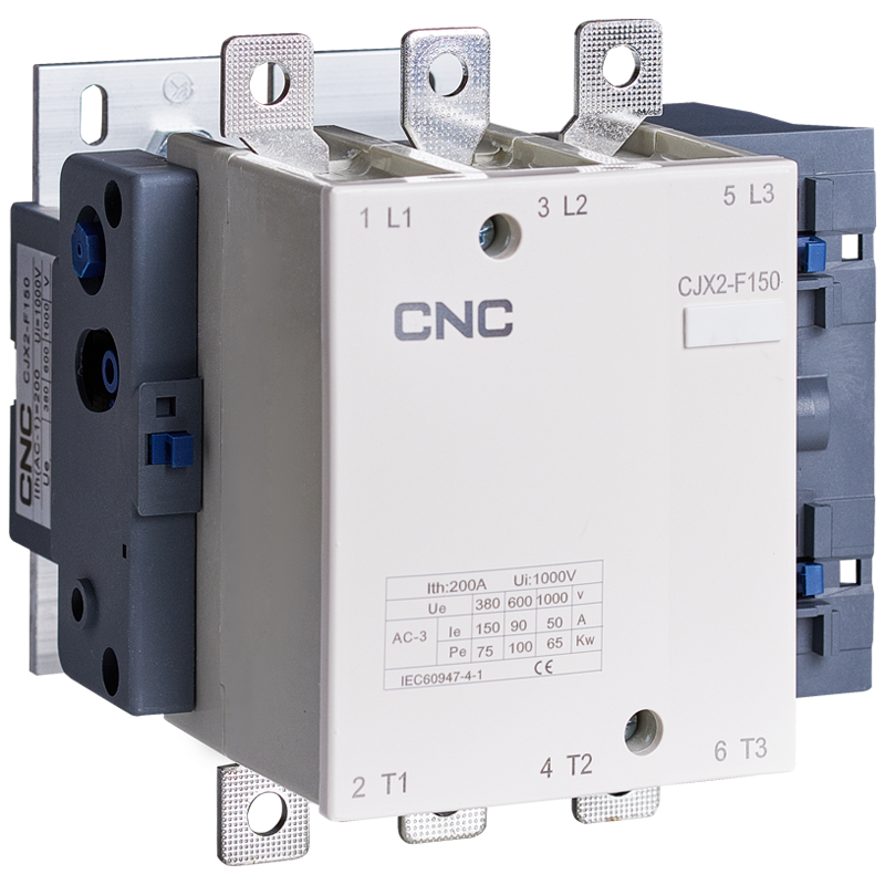 Електромагнітний контактор CNC CJX2-F-150 75кВт 220В 150А (Б00030460)