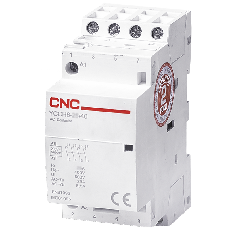 Модульний контактор CNC YCCH6-40 4Р 220В 4NO (Б00029042)