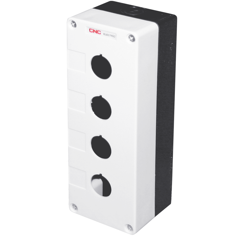 Корпус кнопкового поста CNC LAY5-4 4 місця IP10 білий (Б00030663)
