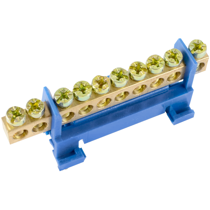 Нульова шина CNC 6х9 з ізолятором 63А (000000993)
