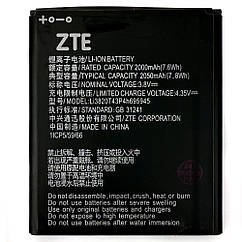 Батарея (акумулятор) ZTE Li3820T43P4h695945 Blade L8 L9, Blade A3 2019 (оригінал Китай 2050 mAh)