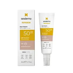 Sesderma Repaskin Silk Touch Color SPF50+ Сонцезахисний Крем Для Обличчя 50 мл Доставка з ЄС