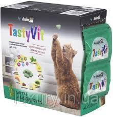 Ласощі AnimAll TastyVit вітамінізовані ласощі для котів з рибою та алгобіотином