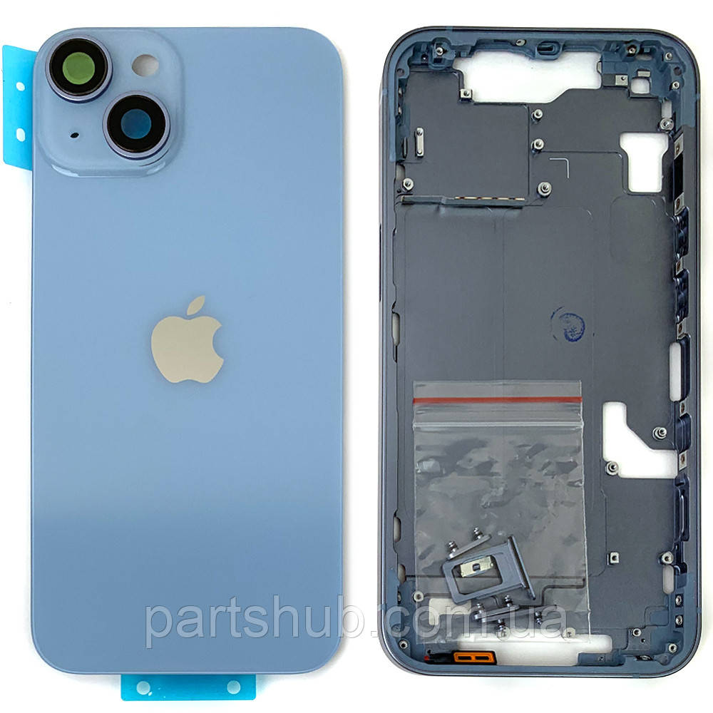 Корпус Apple iPhone 14 (блакитний оригінал Китай EU), фото 1