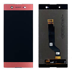 Дисплей (екран) Sony Xperia XA1 Ultra Dual G3212 G3221 G3223 G3226 з тачскріном (рожевий оригінал Китай)