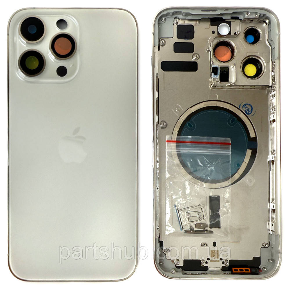 Корпус Apple iPhone 14 Pro Max (сріблястий оригінал Китай EU), фото 1