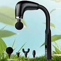 Електричний масажер Maxtop MP-930, ударний для тіла та шиї, акумуляторний, Чорний, від целюліту