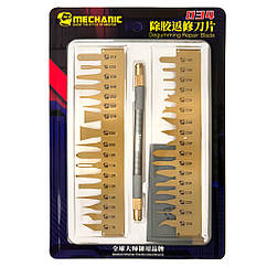 Набір скальпелів Mechanic 034, для мікросхем, 34 в 1