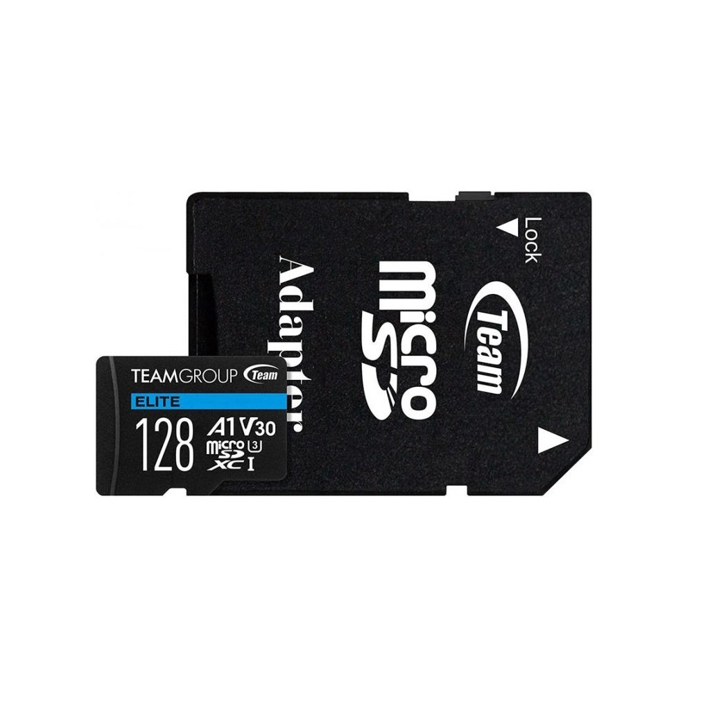 Micro-SDXC memory card 128 GB Team (з SD адаптером) class 10