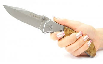 Кишеньковий складаний ніж з кліпсою Boker Magnum Forest Ranger Brown (01MB233)