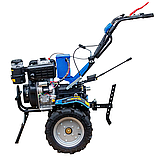 Мотоблок ДТЗ 510ДНІ-К дизельний 10 к.с. з електростартером (колеса 4.00-10), фото 2