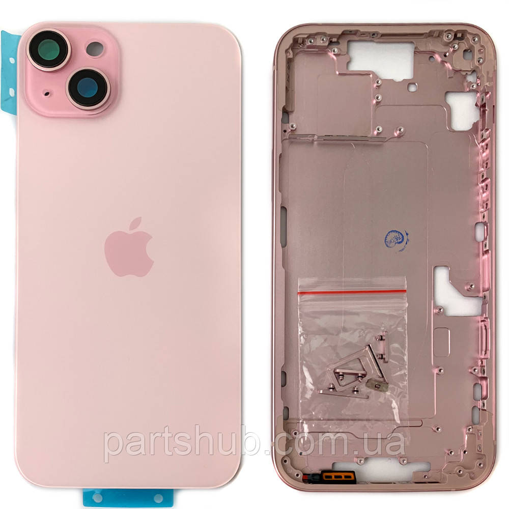 Корпус Apple iPhone 15 Plus у зборі (рожевий EU версія), фото 1
