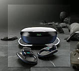 Бездротові навушники з LED-дисплеєм — сенсорне керування, TWS-навкладники-вкладки для ігор і спорту, фото 4