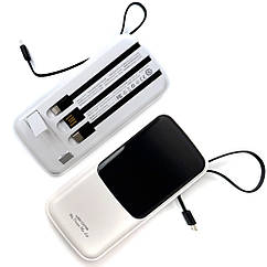 Power Bank Павербанк Wekome Gonen Series 4-in-1 WP-275 10000mah Білий